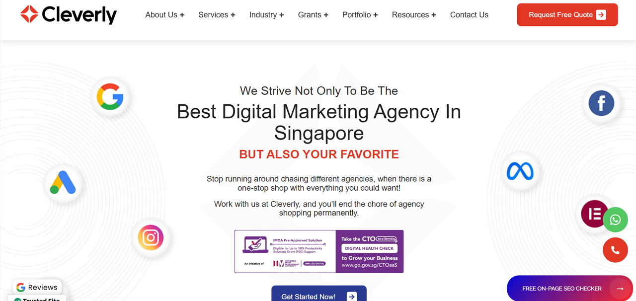 Digital Marketing PSG Grant Vendor 9 - 50% Grant Support